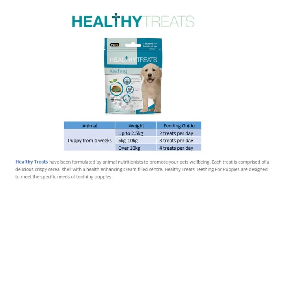 Mark & Chappell Healthy Teething Puppy Treats – 50g - dspetstore.com