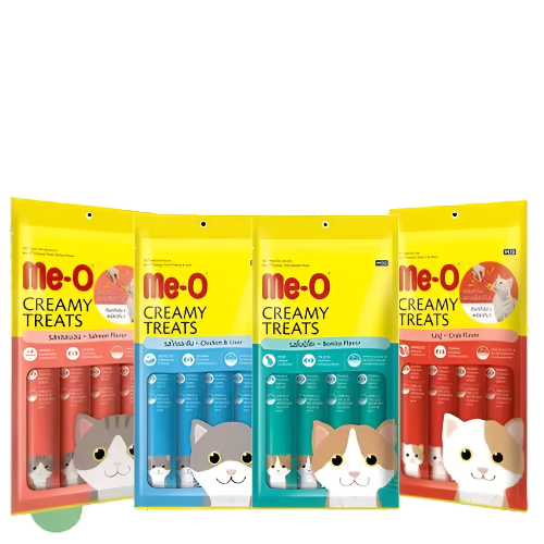 MeO Creamy Treats for Cats, 300g – Bundle Offer (All Flavours).