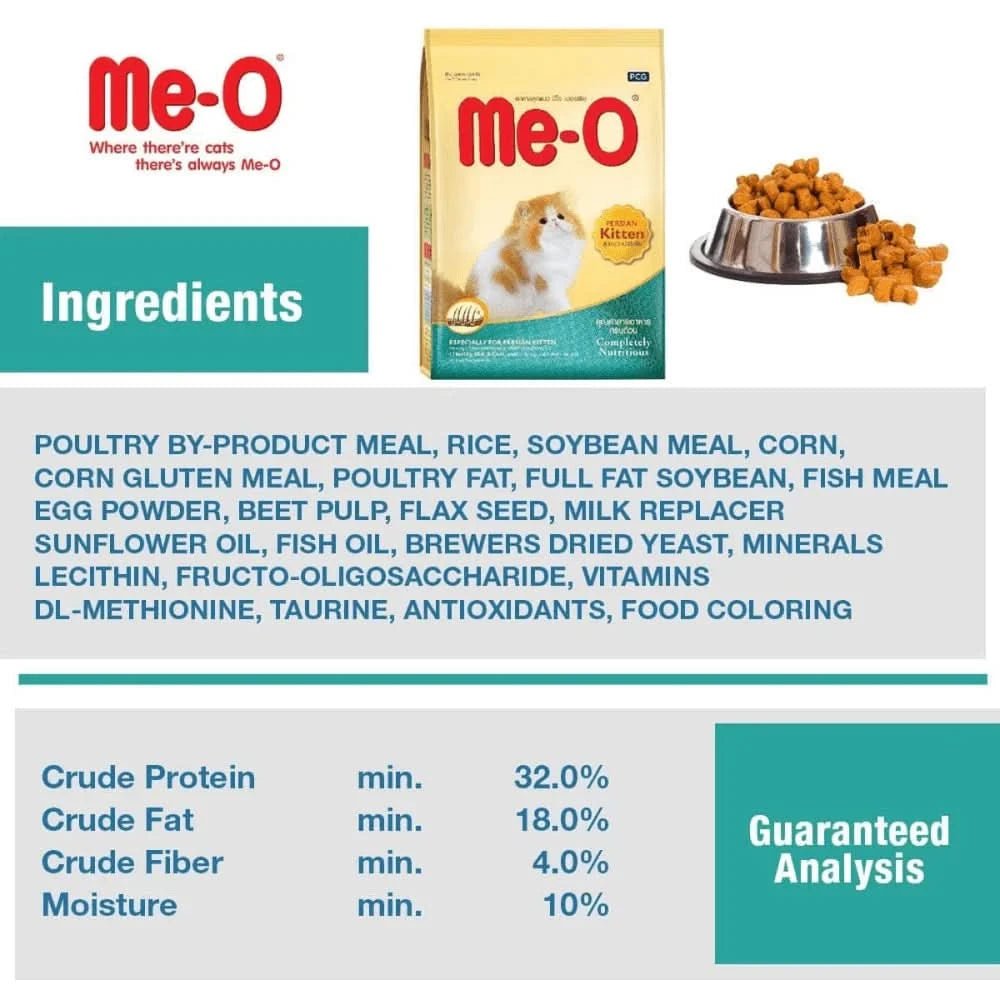 MeO Kitten Persian Dry Cat Food - dspetstore.com