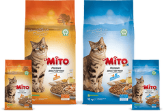 Mito Adult Cat Food Chicken & Fish, 1 kg - dspetstore.com