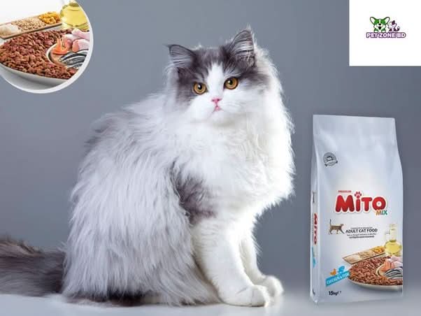 Mito Adult Cat Food Chicken & Fish, 1 kg - dspetstore.com