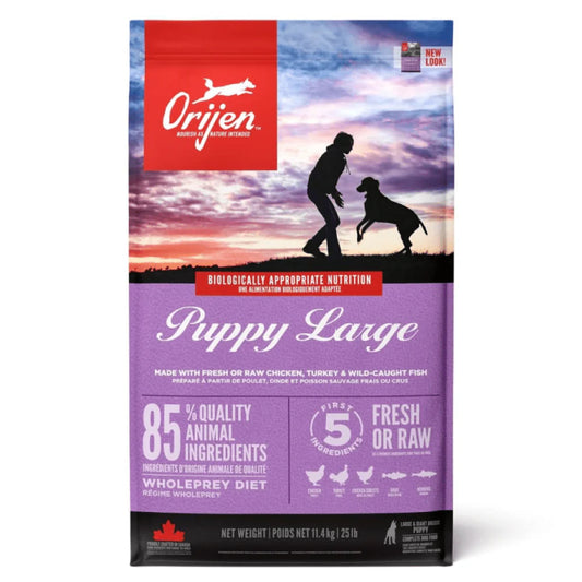 Orijen Puppy Large Breed Dry Dog Food.