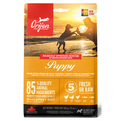 Orijen Puppy Small & Medium Breed Dry Dog Food.