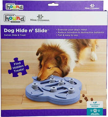Outward Hound Nina Ottosson Dog Hide N' Slide Purple Interactive Treat Puzzle Dog Toy - dspetstore.com