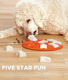 Outward Hound Nina Ottosson Dog Smart Orange Interactive Treat Puzzle Dog Toy - dspetstore.com