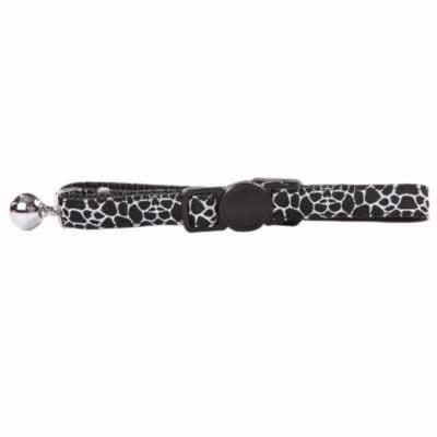 Pawise Adjustable Marbling Black Cat Collar - dspetstore.com