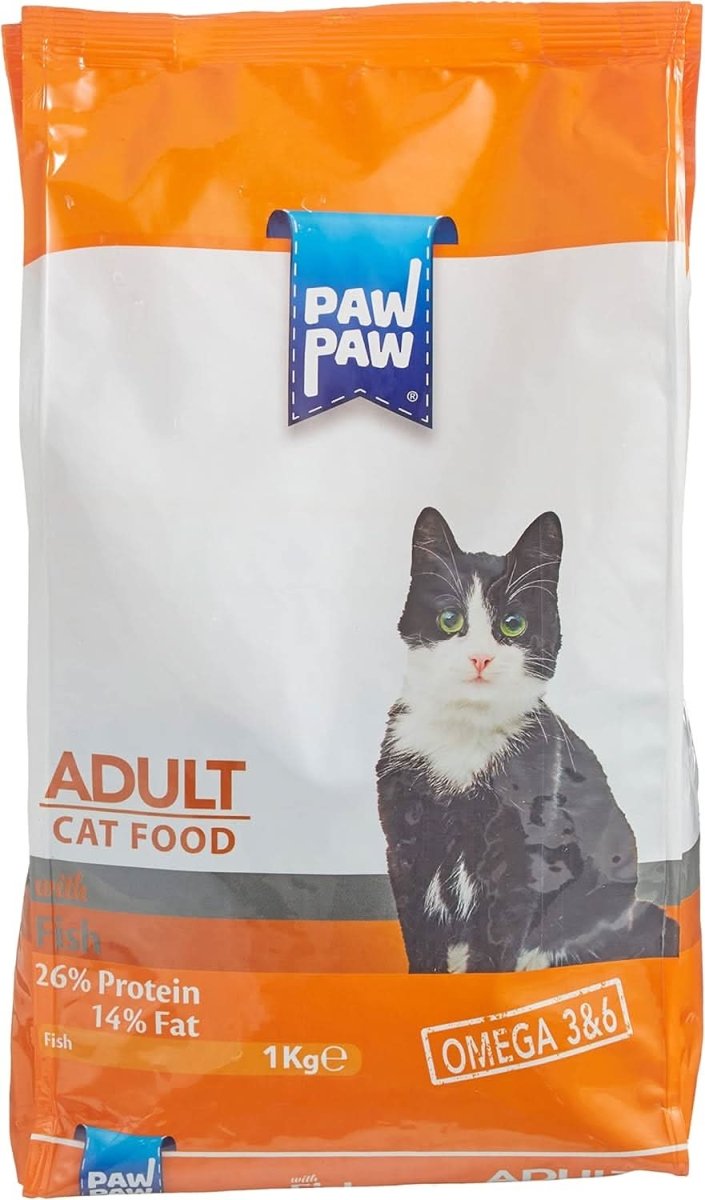 Pawpaw Adult Cat Food with Fish – 1 kg - dspetstore.com