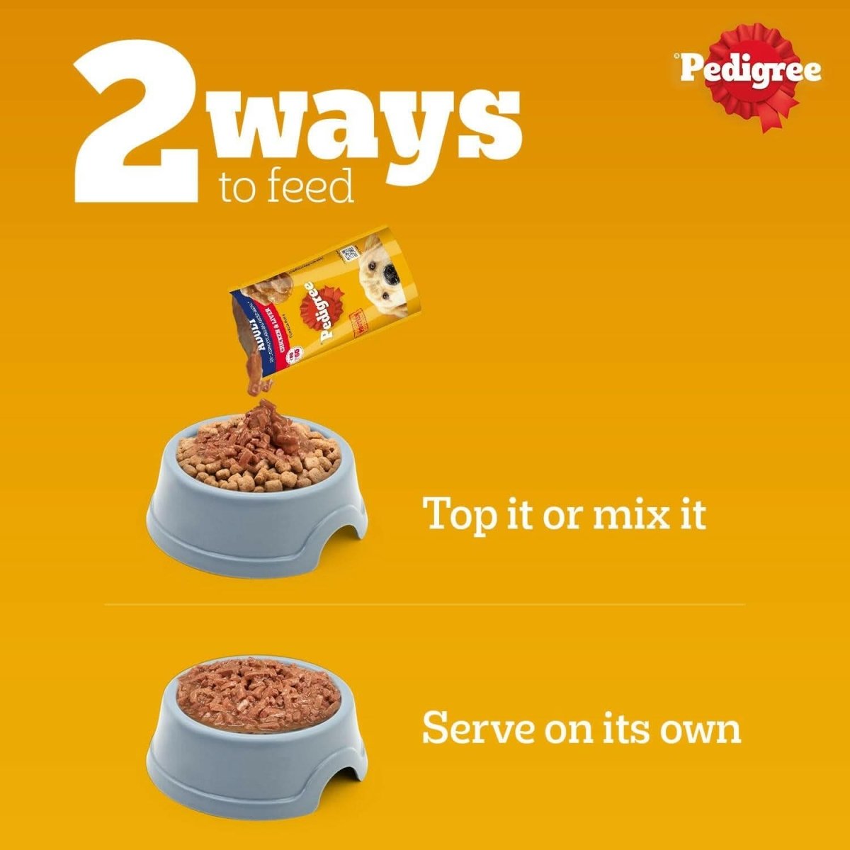 Pedigree Adult Wet Dog Food, Chicken & Liver Chunks in Gravy - dspetstore.com