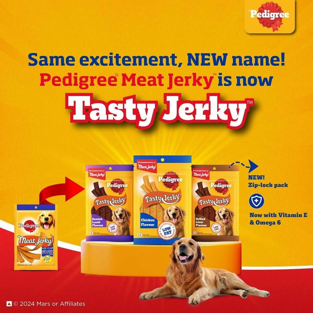 Pedigree Barbecued Chicken Tasty Jerky Dog Treat - dspetstore.com