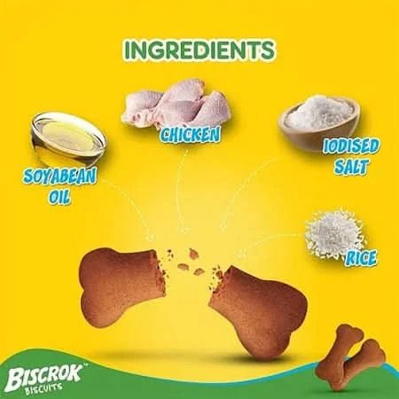 Pedigree Biscrok Dog Biscuit, Chicken Flavour – 900g - dspetstore.com