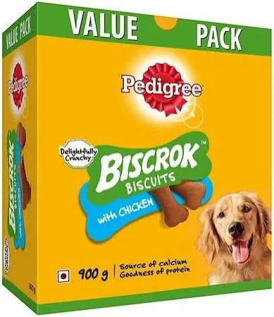 Pedigree Biscrok Dog Biscuit, Chicken Flavour – 900g - dspetstore.com