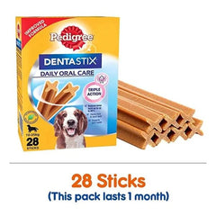 Pedigree Dentastix Oral Care for Medium Breed Dogs - dspetstore.com