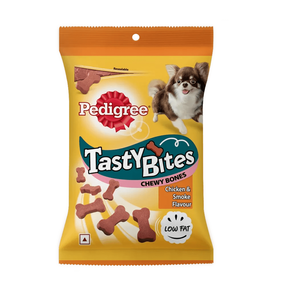 Pedigree Dog Treats Tasty Bites Chicken & Smoke Flavor - dspetstore.com