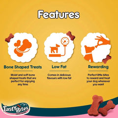 Pedigree Dog Treats Tasty Bites Chicken & Smoke Flavor - dspetstore.com