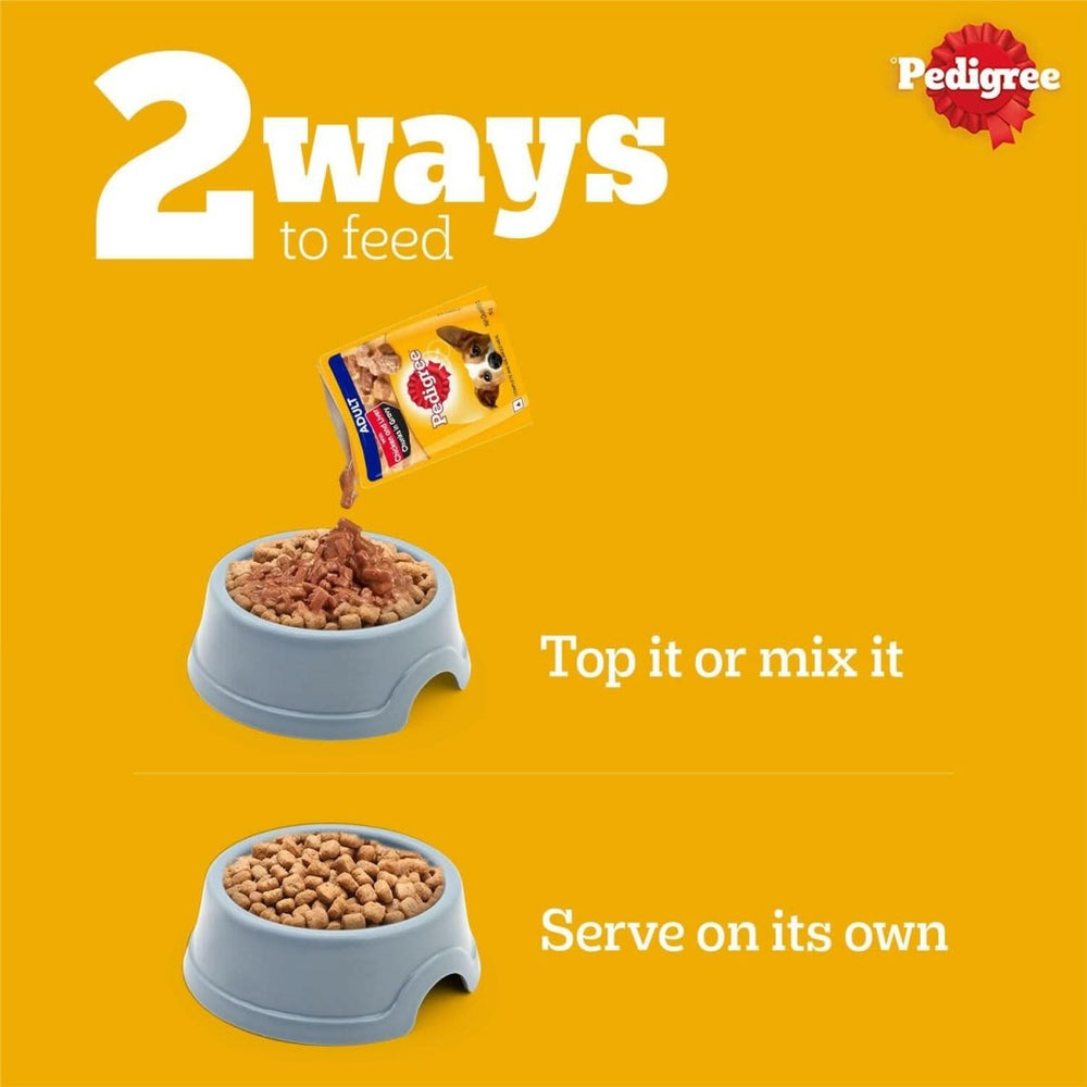 Pedigree Meat & Milk Puppy Dog Dry Food - dspetstore.com