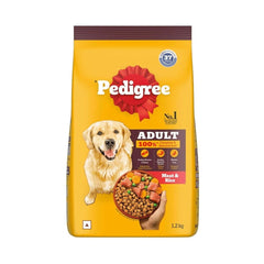 Pedigree Meat & Rice Adult Dog Dry Food - dspetstore.com