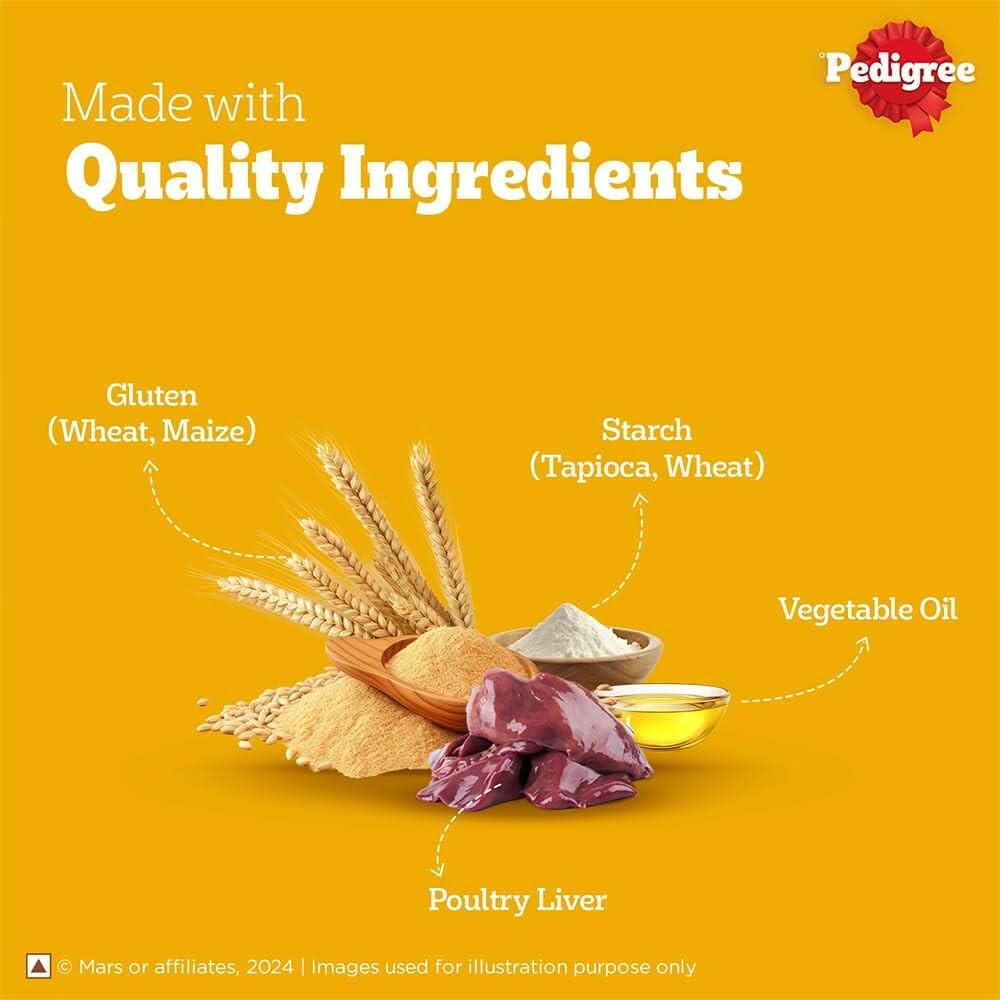 Pedigree Roasted Lamb Jerky Dog Treat - dspetstore.com