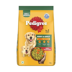 Pedigree Vegetarian Dry Food For Adult Dogs & Puppy - dspetstore.com