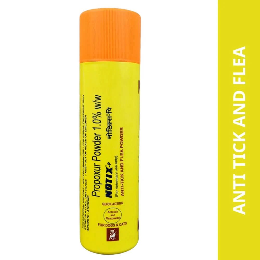 Petcare Notix P Anti - Tick and Flea Powder for Dogs & Cats 100g - dspetstore.com