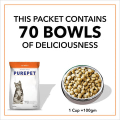 Purepet Mackerel Adult Dry Cat Food - dspetstore.com