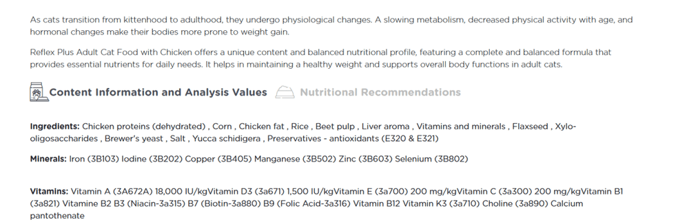 Reflex Plus Adult Cat Food with Chicken (1.5kg) - dspetstore.com