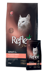 Reflex Plus Hairball Adult Cat Food with Salmon (1.5 kg) - dspetstore.com