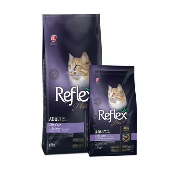 Reflex Plus Skin Care Adult Cat Food with Salmon (1.5kg) - dspetstore.com