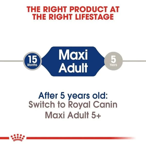 Royal Canin Maxi Adult Dry Dog Food - dspetstore.com
