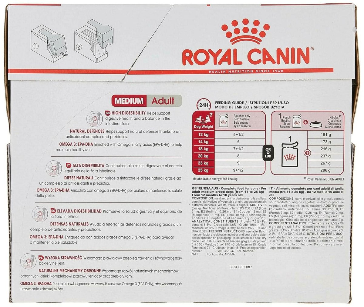 Royal Canin Medium Adult Wet Dog Food - dspetstore.com