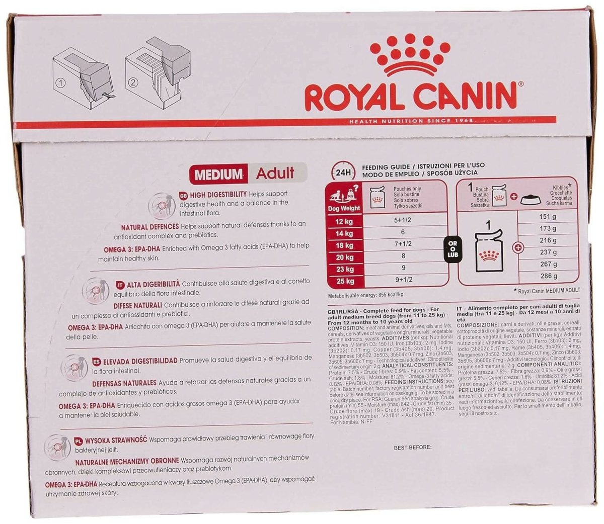 Royal Canin Medium Adult Wet Dog Food - dspetstore.com