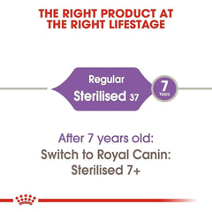 Royal Canin Sterilised 37 Adult Cat Dry Food - dspetstore.com