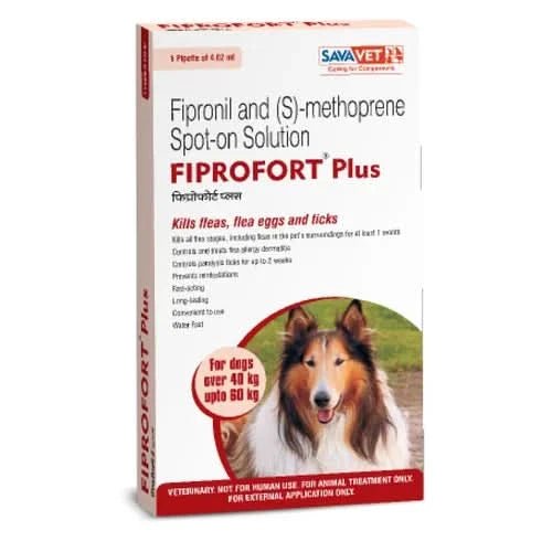 Savavet Fiprofort Plus (Fipronil) Tick and Flea Control Spot On for Dogs - dspetstore.com