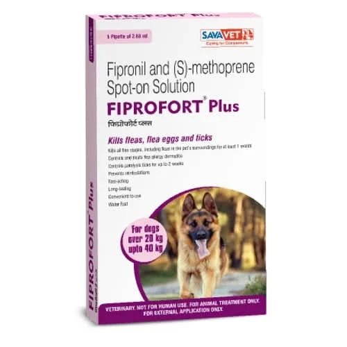 Savavet Fiprofort Plus (Fipronil) Tick and Flea Control Spot On for Dogs - dspetstore.com