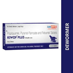 Savavet Kiwof Plus Dog Deworming Tablet (Pack of 10 Tablets) - dspetstore.com