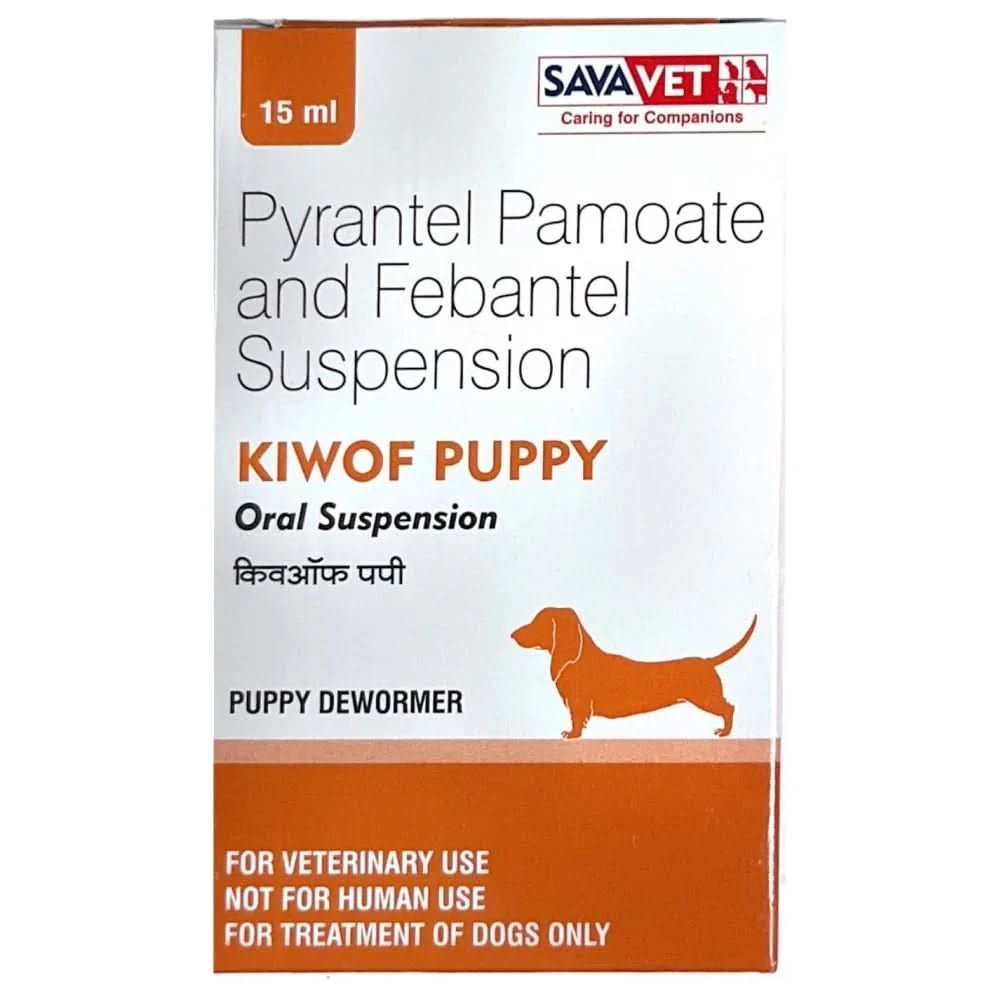 Savavet Kiwof Puppy Deworming Suspension 15ml - dspetstore.com
