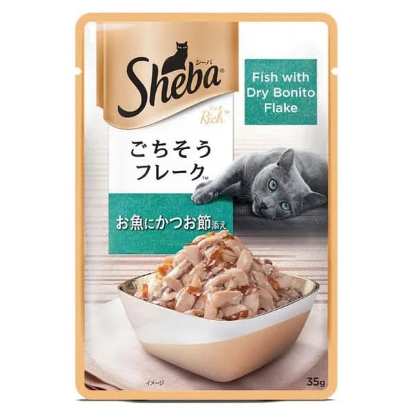 Sheba Wet Cat Food Fish with Dry Bonito Flake - dspetstore.com