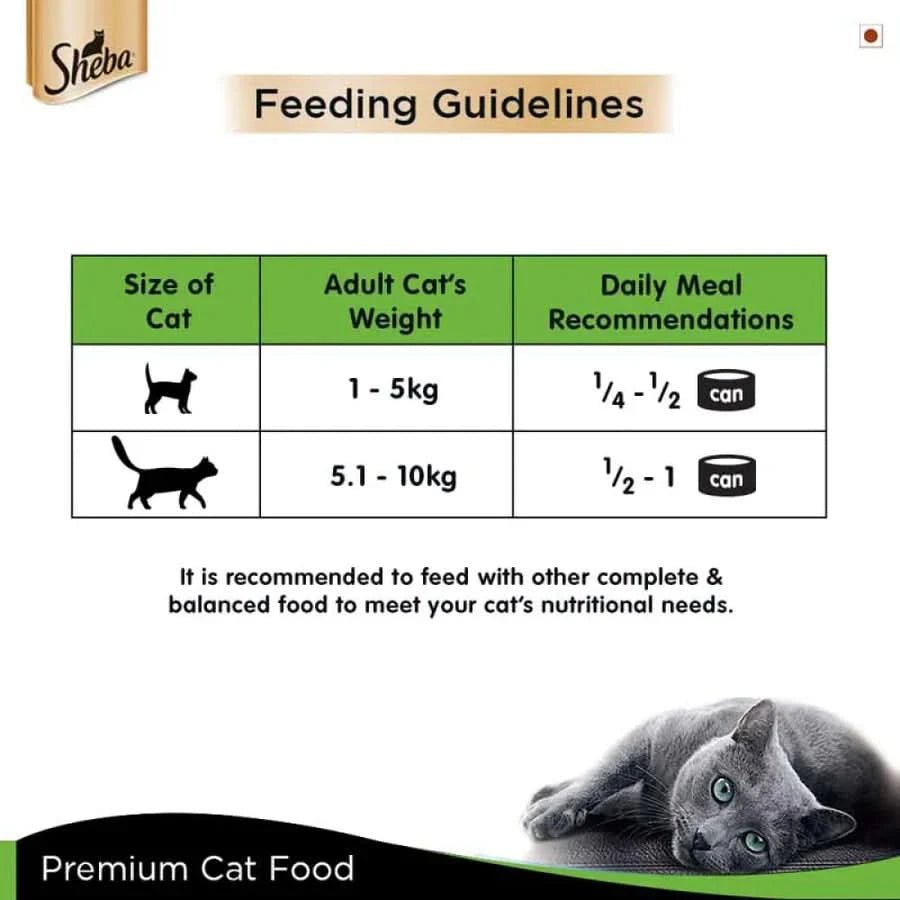 Sheba Wet Cat Food Tuna White Meat and Snapper in Gravy - dspetstore.com