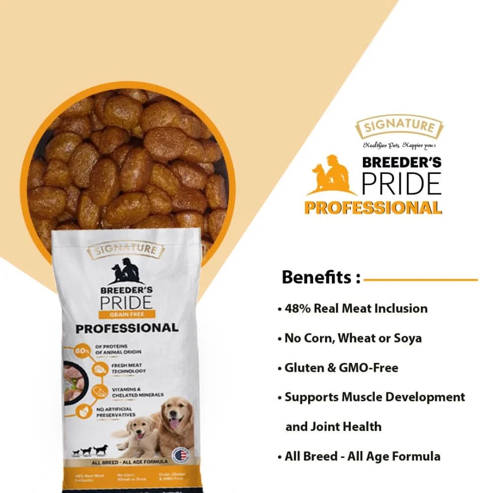 Signature Breeders Pride Dog Food Grain Free - dspetstore.com