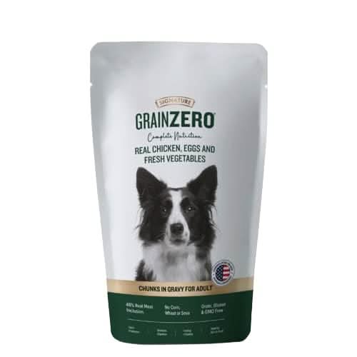 Signature Grain Zero Chicken Chunks Gravy Adult Dog Wet Food — 150 g - dspetstore.com