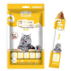 Signature Grain Zero Woow Creamy Crab Lickable Treats for Cat & Kitten – 75 g - dspetstore.com