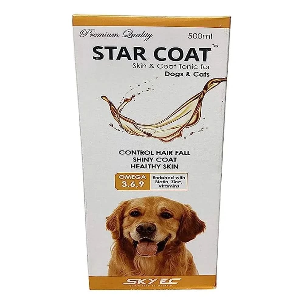 Skyec Star Coat Syrup for Dogs and Cats (500ml) - dspetstore.com