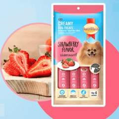 SmartHeart Creamy Dog Treats - Strawberry - dspetstore.com