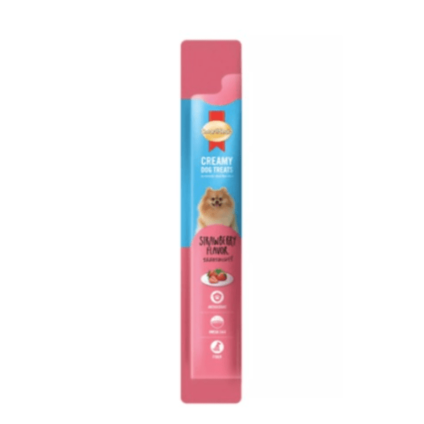 SmartHeart Creamy Dog Treats - Strawberry - dspetstore.com
