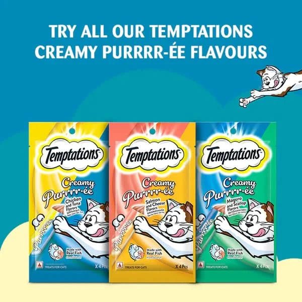 Temptations Cat Treats Creamy Salmon & Cheese - dspetstore.com