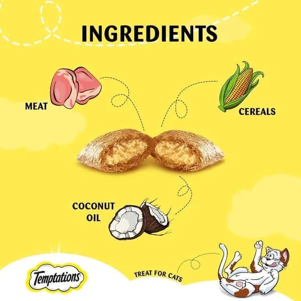 Temptations Cat Treats Seafood Medley Flavor - dspetstore.com