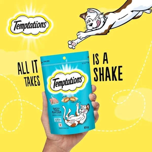 Temptations Cat Treats Tuna Flavor – Tasty & Irresistible - dspetstore.com
