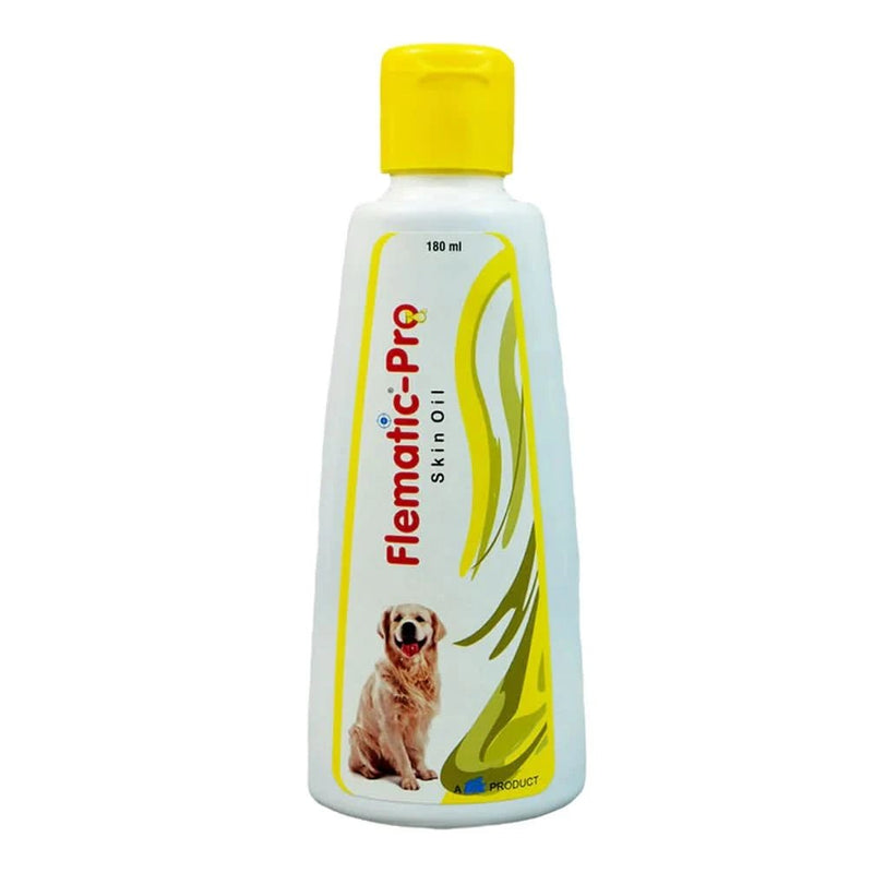 Ttk Flematic Pro Herbal Skin Oil for Dogs (180ml) - dspetstore.com