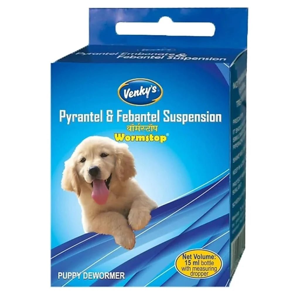 Venkys Wormstop Puppy Dewormer Suspension (15ml) - dspetstore.com