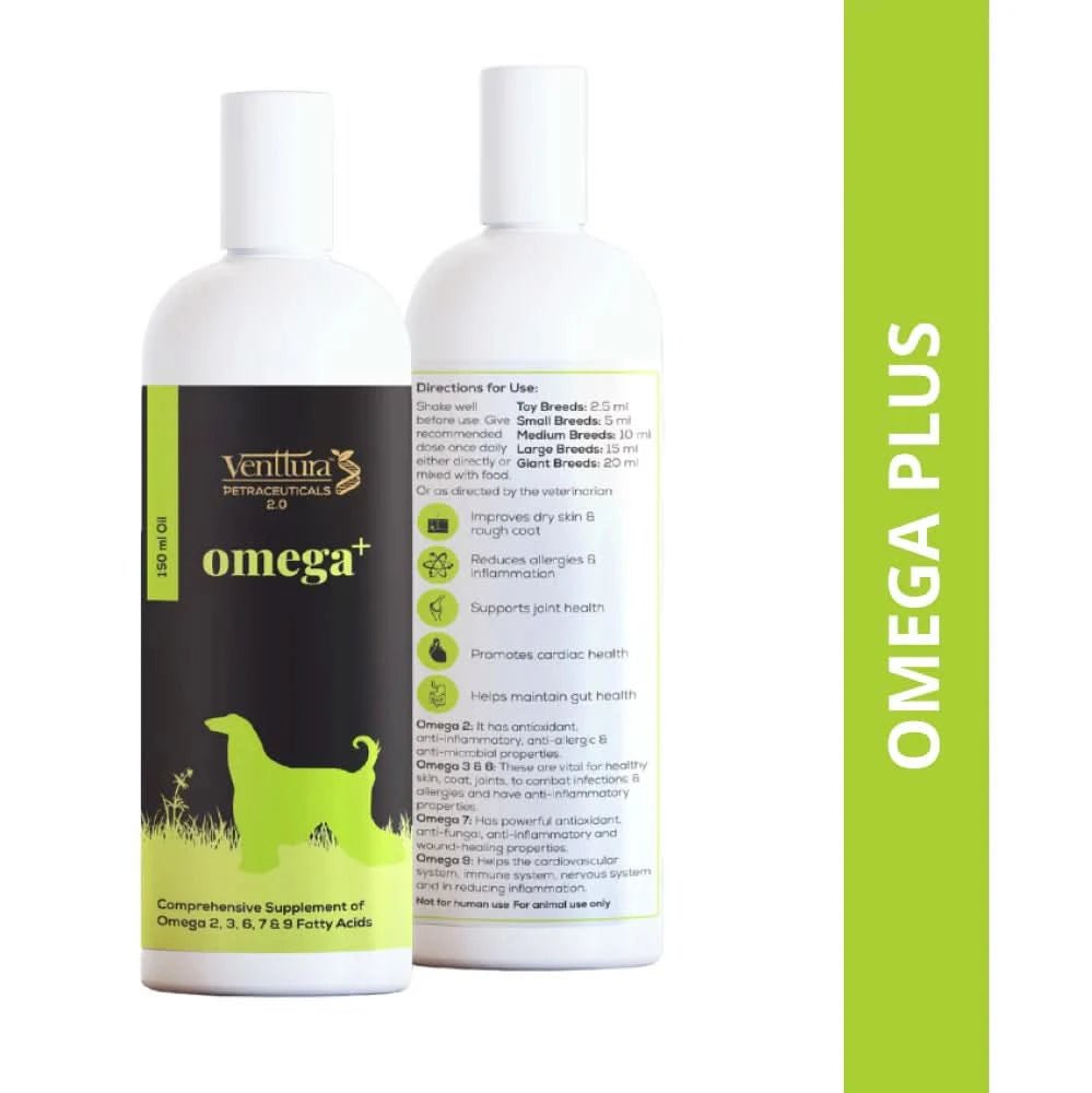 Venttura Omega Plus Skin & Coat Syrup for Dogs – 200ml - dspetstore.com