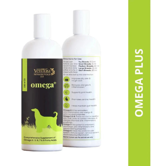 Venttura Omega Plus Skin & Coat Syrup for Dogs – 200ml - dspetstore.com
